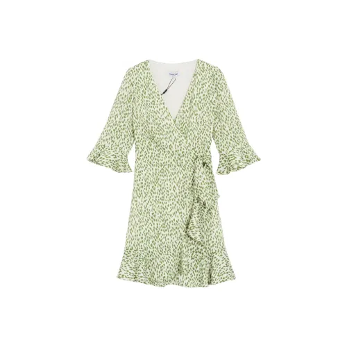 Bebe Short Sleeved Dress Women's Green