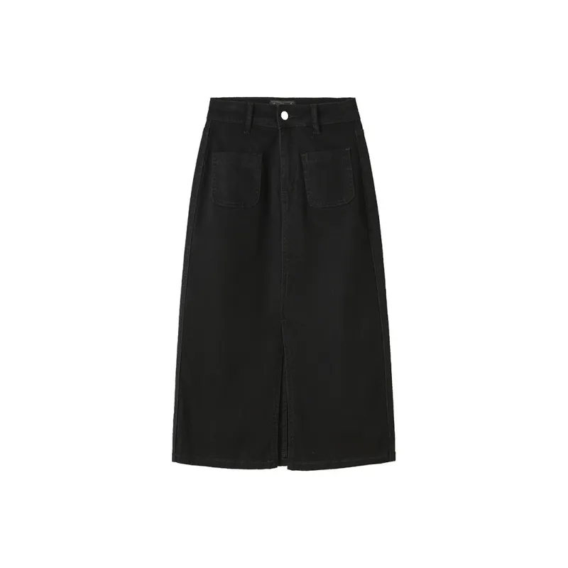 Jean West Denim Long Skirts Women's-0