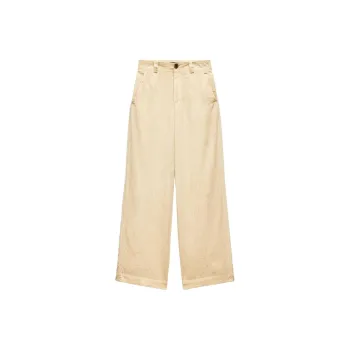 ZARA Casual Pants Women's Sand
