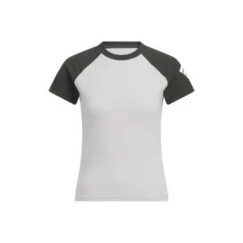 Adidas Raglan Sleeve T Shirt Women's Light Gray
