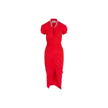 Vivienne Westwood Pulling Ruched Midi Dress