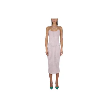 Alessandra Rich Slip Dresses Women's Pink
