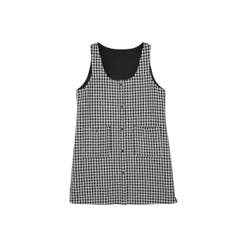 3COLOUR Sleeveless Dresses Women's Black White
