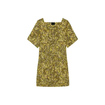 Givenchy SS21 Short Sleeved Dress Women's Black