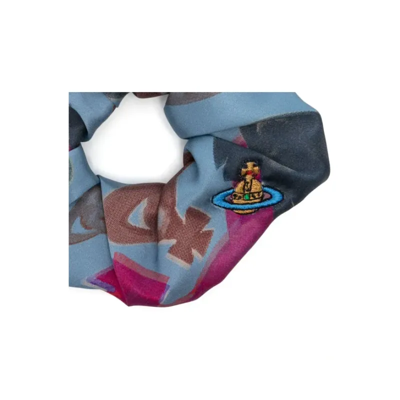 Vivienne Westwood Orb print Scrunchie-1