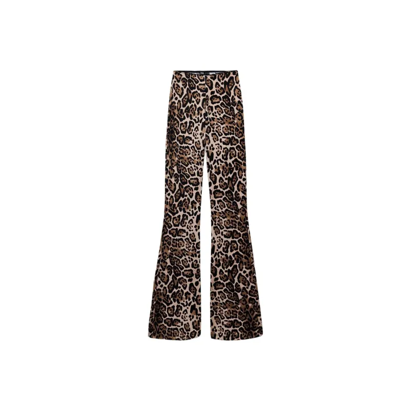 ZARA Casual Pants Women's Leopard Print-0
