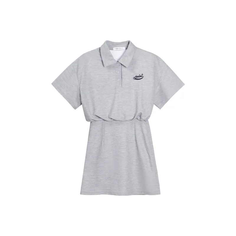 ZUOBEIKA Short Sleeved Dresses Women's Heather Gray-0