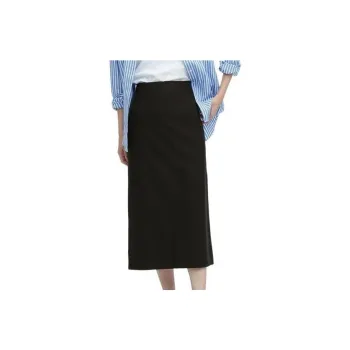 UNIQLO Denim Long Skirts Women's Black