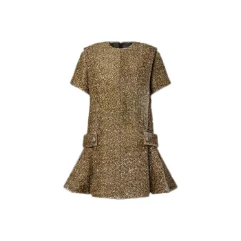 LOUIS VUITTON FW21 Short-Sleeved Dresses Women's Yellow