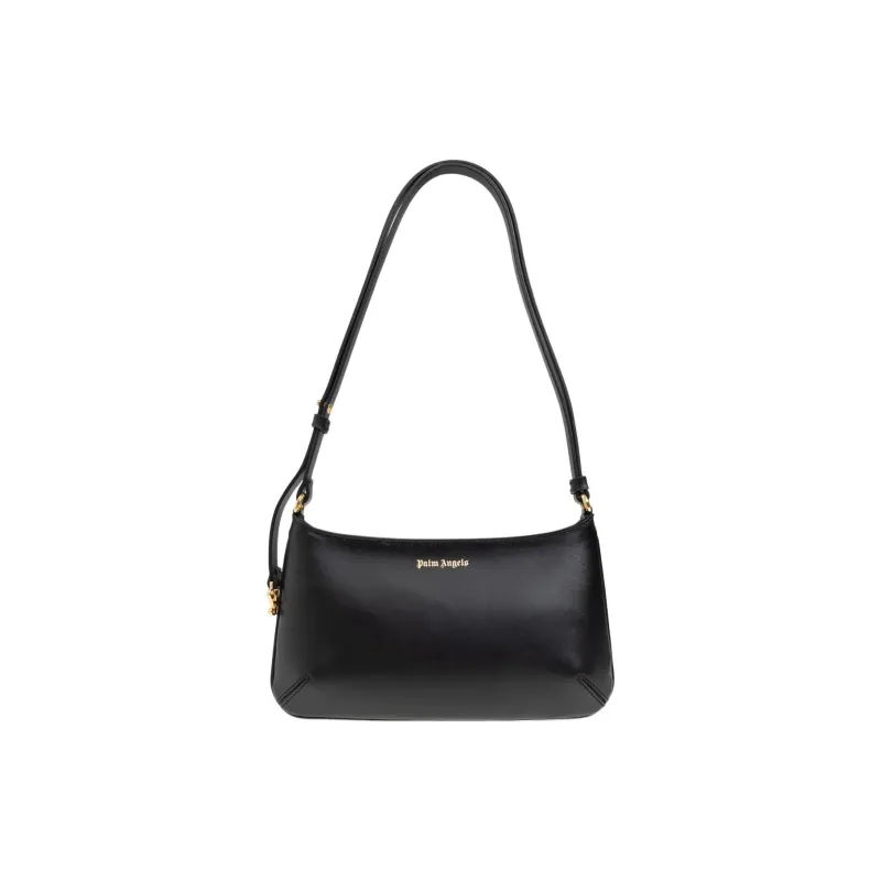PALM ANGELS Georgina Logo Printed Zipped Shoulder Bag-0
