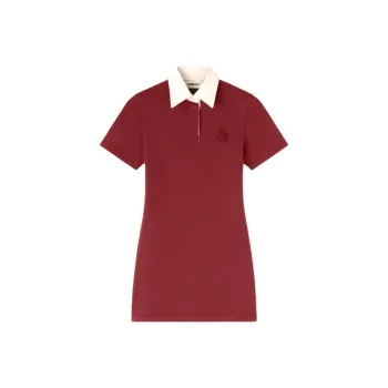 AMBUSH Logo-embroidered Polo Dress