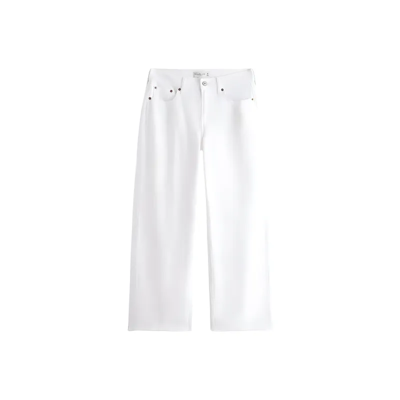 Abercrombie＆Fitch Jeans Women's White-0