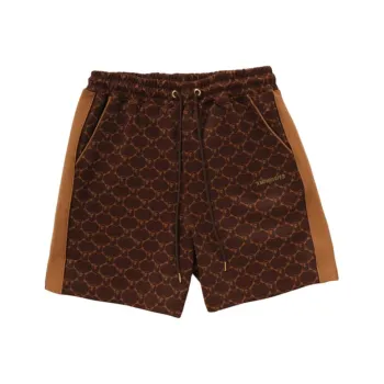 A BATHING APE College Monogram Relaxed Fit Sweat Shorts
