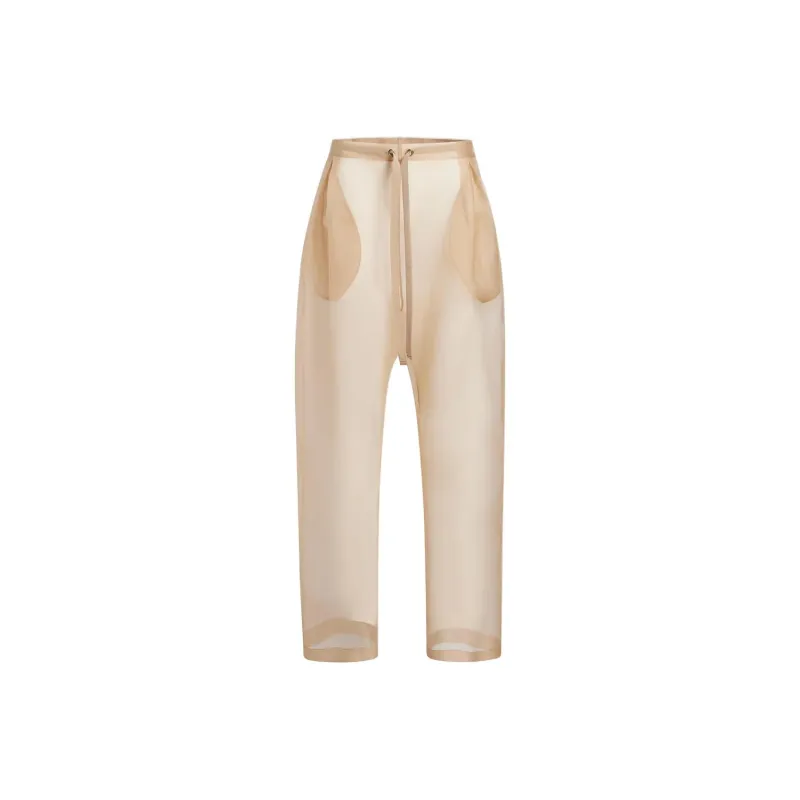 KHAITE Trenton Drawstring Relaxed Fit Pants-0