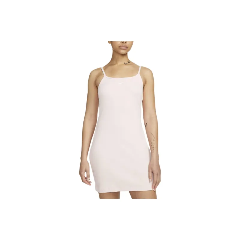 Nike Sportswear Essentials Series Slip Dresses Women's Pink-0