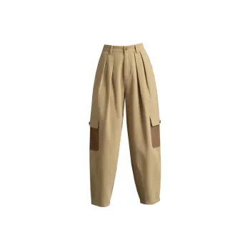 You Cow Me Pants Casual Pants Women's Khaki