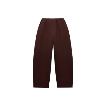 ZARA Casual Pants Women's Burgundy Red
