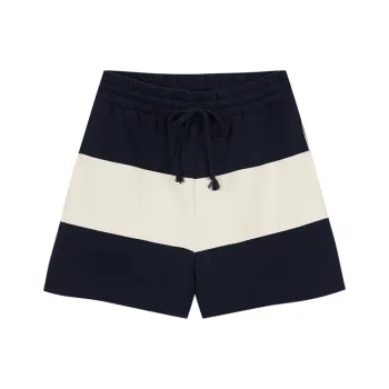 UOOYAA Dad'S Polo Shirt Collection Casual Shorts Women's Stripes