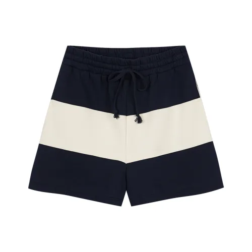 UOOYAA Dad'S Polo Shirt Collection Casual Shorts Women's Stripes