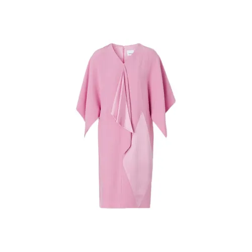Burberry Short Sleeved Dress Women's Pink
