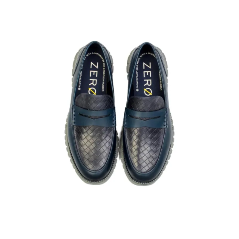 COLE HAAN Zerogrand Collection Loafers Men's Navy Blue-4