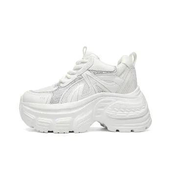 ZHR Baby's Breath Abrasion Resistant, Breathable, Lightweight Coverage Low Top Chunky Sneakers Women's