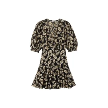 Sandro Short-Sleeved Dresses Women's Black