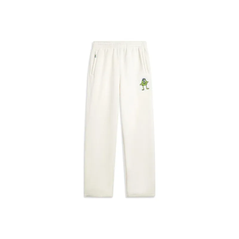Disney X LINING Knitted Sweatpants Women's Ecru-0