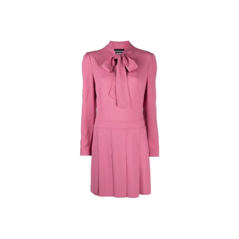MOSCHINO Long-Sleeved Dresses Women's Rose Red-0