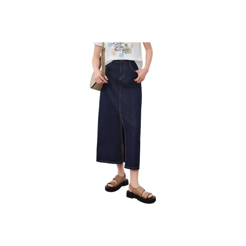 JZ. ANNAKRO Denim Long Skirt Women's-2