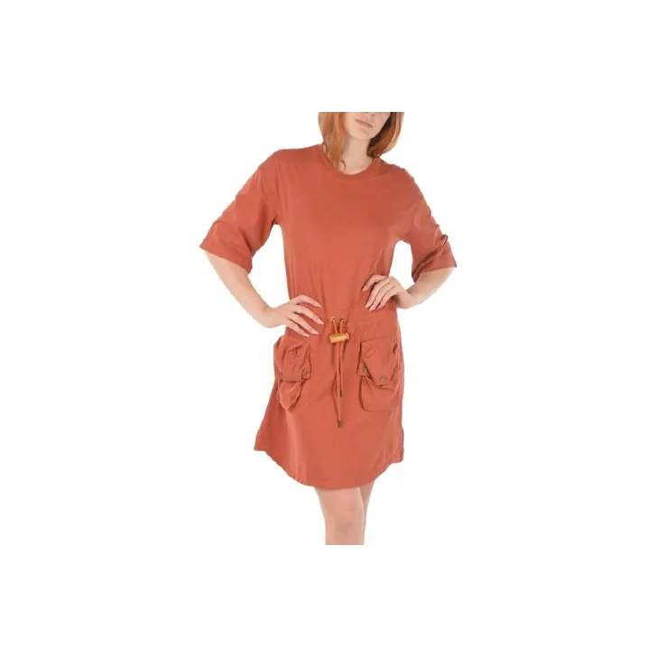 DIESEL Short-Sleeved Dresses Women's Orange-0
