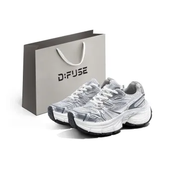 D FUSE SCANDINAVIA Chunky Sneakers Women's Silver