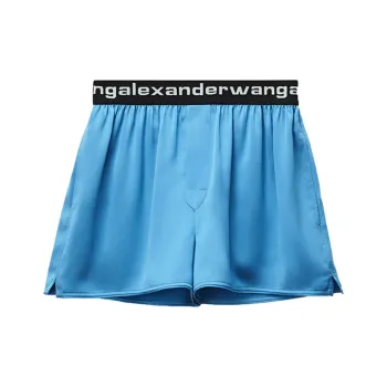 Alexander Wang Casual Shorts Women's Sky Blue Color