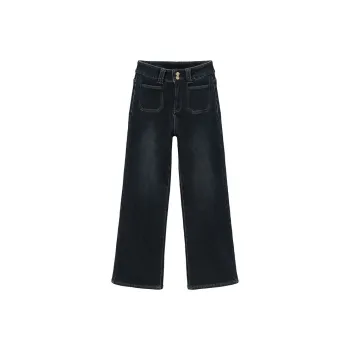 HDFULERN Jeans Women's Vintage Blue