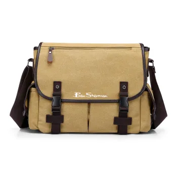 BEN SHERMAN Canvas Bag, Crossbody Bag, Shoulder Bag Unisex Multicolor