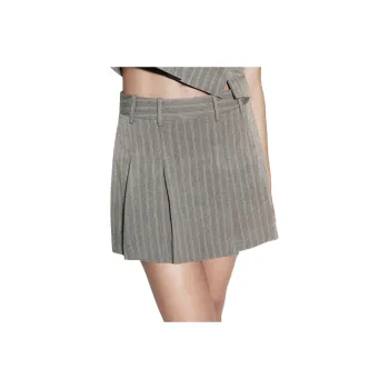 ZARA Casual Shorts Women's Zebra Print Gray
