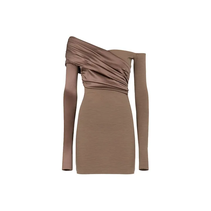 FENDI Long-Sleeved Dresses Women's Brown-0