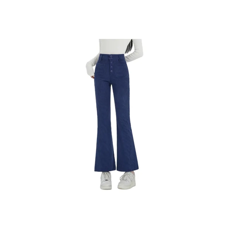 Love Elaine Casual Pants Women's Blue-0