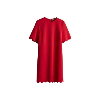 H&M Short Sleeved Dress Women's Red