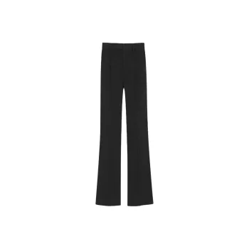 SAINT LAURENT High Waist Wide Leg Trousers