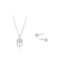 Necklace+Stud Earrings Clothing Sets[Sterling Silver 999]