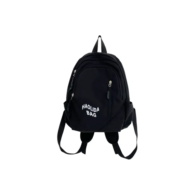 Single Warehouse Nylon Fabric Backpack Unisex Pink/Black/Gray Blue/Milky White/Red/Ecru Gray-24