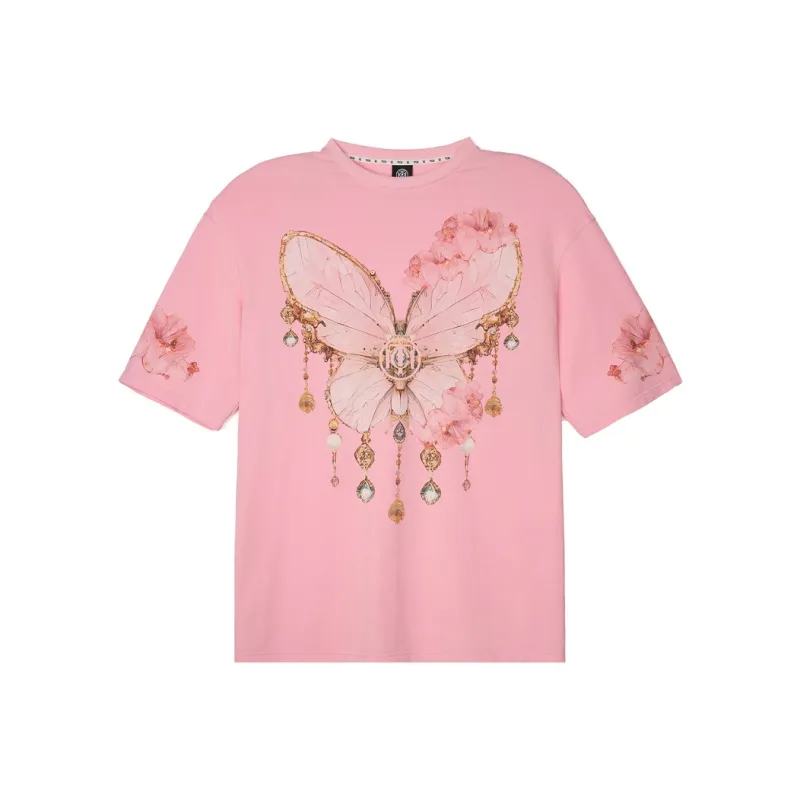 TCH Short Sleeved Dresses Women's Pink-0