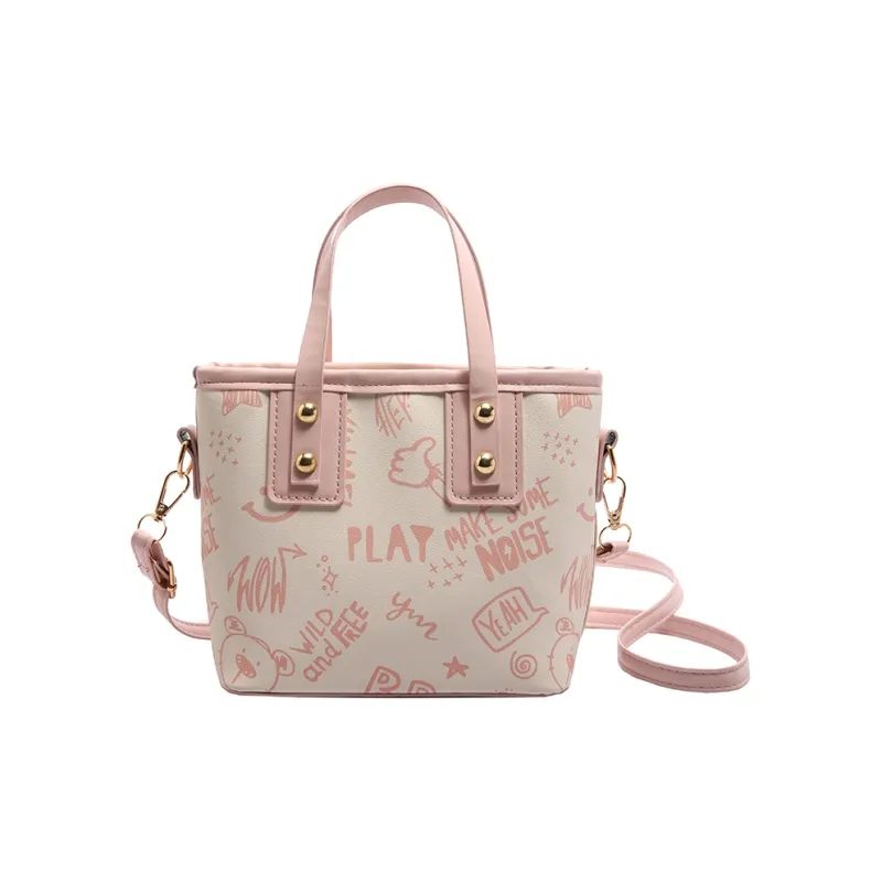 TOUTSEUL YOLO PU Shoulder Bag Women's Black/Pink/Blue/Brown-6
