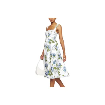 Reformation Tagliatelle Linen Dress