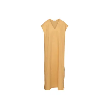 ARITZIA Little Moon Puerto Linen Dress Short-Sleeved Dresses Women's Soft Apricot Peach/Soft Apricot Peach