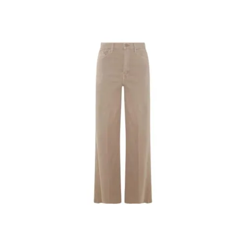 MOTHER High Waist Frayed Jeans