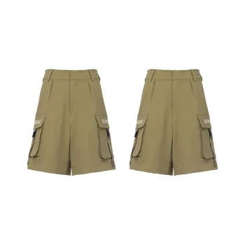 Sumday Athletics Casual Shorts Women's Khaki 2 Pack
