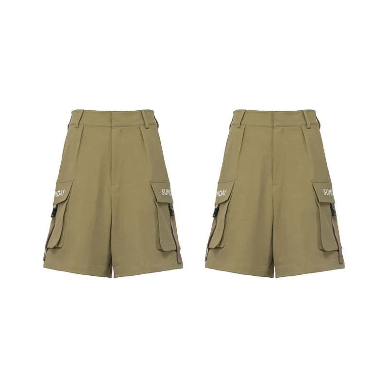 Sumday Athletics Casual Shorts Women's Khaki 2 Pack-0