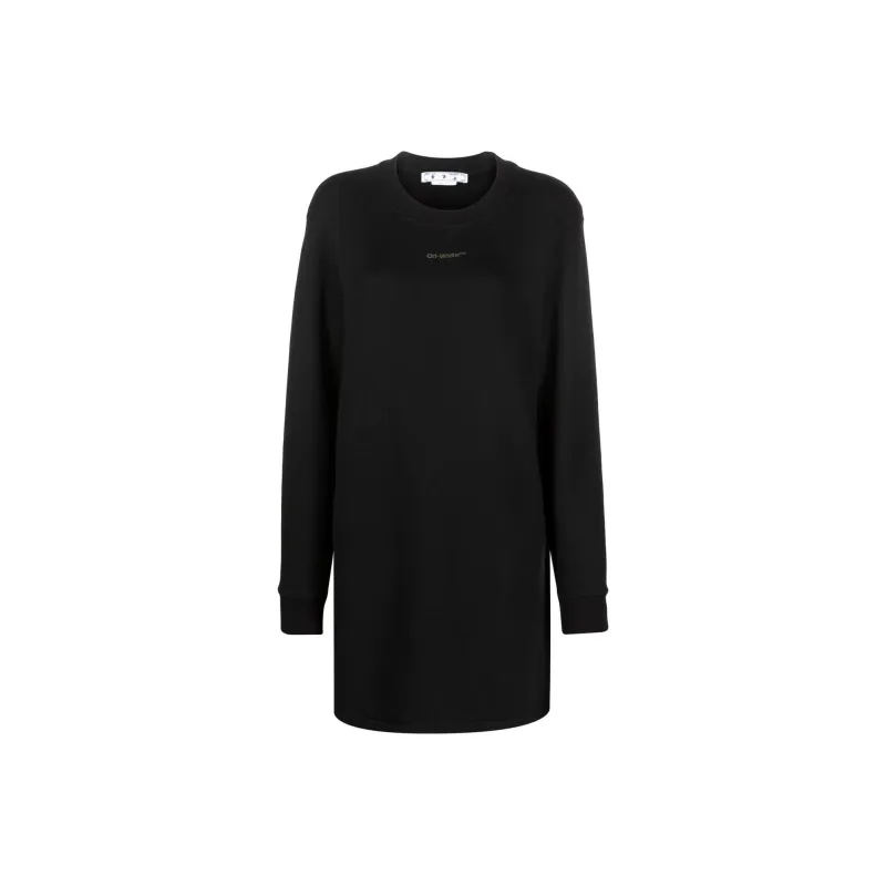 OFF WHITE Logo print Mini Dress-0
